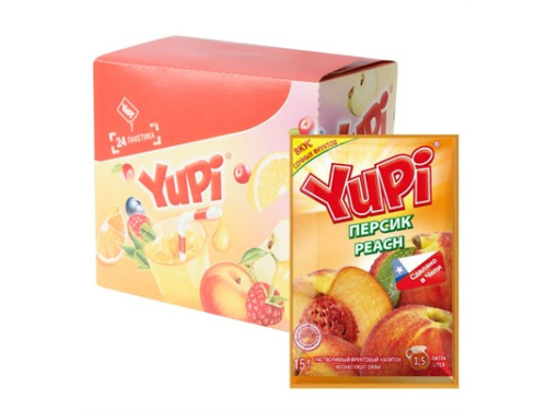 Растворимый напиток "YUPI" Персик 15гр