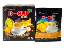 Растворимый кофе 3-в-1 "D-Cup" cо вкусом манго 19гр Тайланд