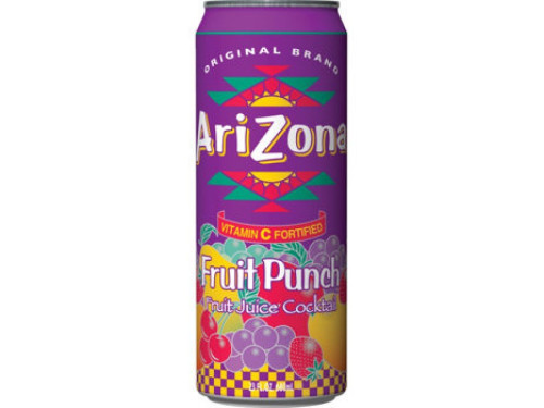 Напиток "Чай Arizona" Фруктовый пунш с витамином С и натур. ароматизаторами 0,34л