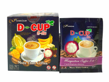 Растворимый кофе 3-в-1 "D-Cup" cо вкусом мангостина 19гр Тайланд