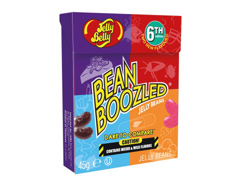 Драже жевательное "Ассорти Bean Boozled" 6-я ВЕРСИЯ 45гр х 24шт (карт.пачка) /Jelly Belly/Таиланд