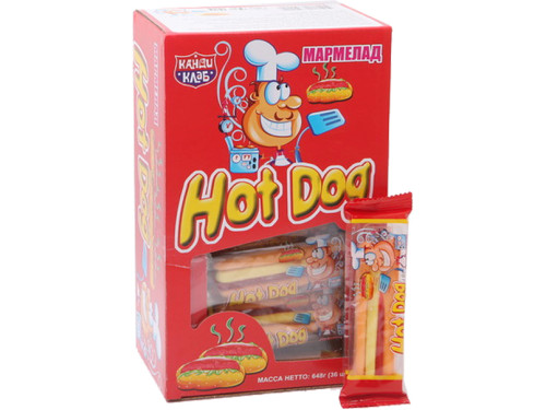 Канди Клаб Мармелад жевательный "Hot Dog" 18гр