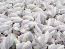 Суфле СВИТЛАЙН "Косички бело-фиолетовые со вкусом ванили" 1кг | Италия