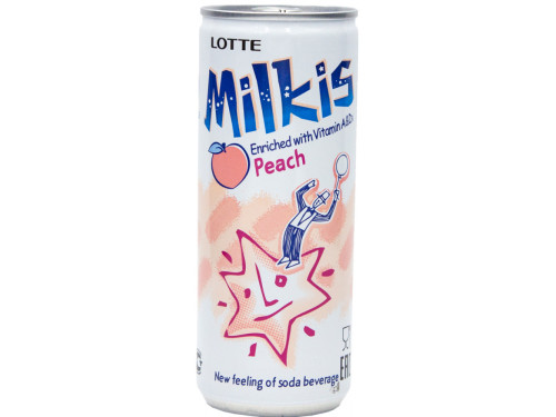 Напиток безалкогольный "Milkis" Персик 0,25л x 30шт /Корея/