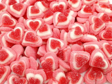 FINI Мармелад "Сердечки 3-цветные" в сахаре 1кг 