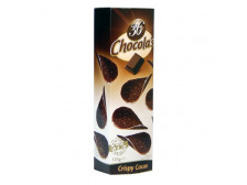 Хрустящие шоколадные чипсы "Горький шоколад" 80гр