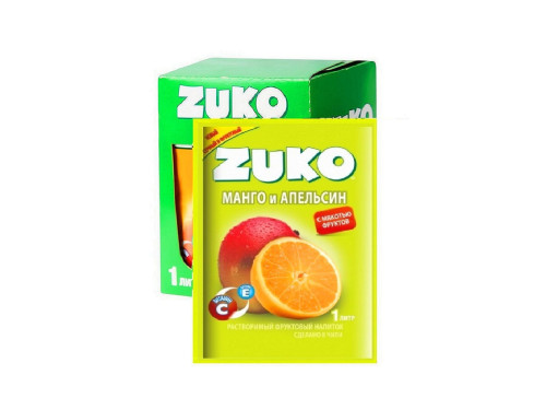 Растворимый напиток "ZUKO" Манго-Апельсин 25гр